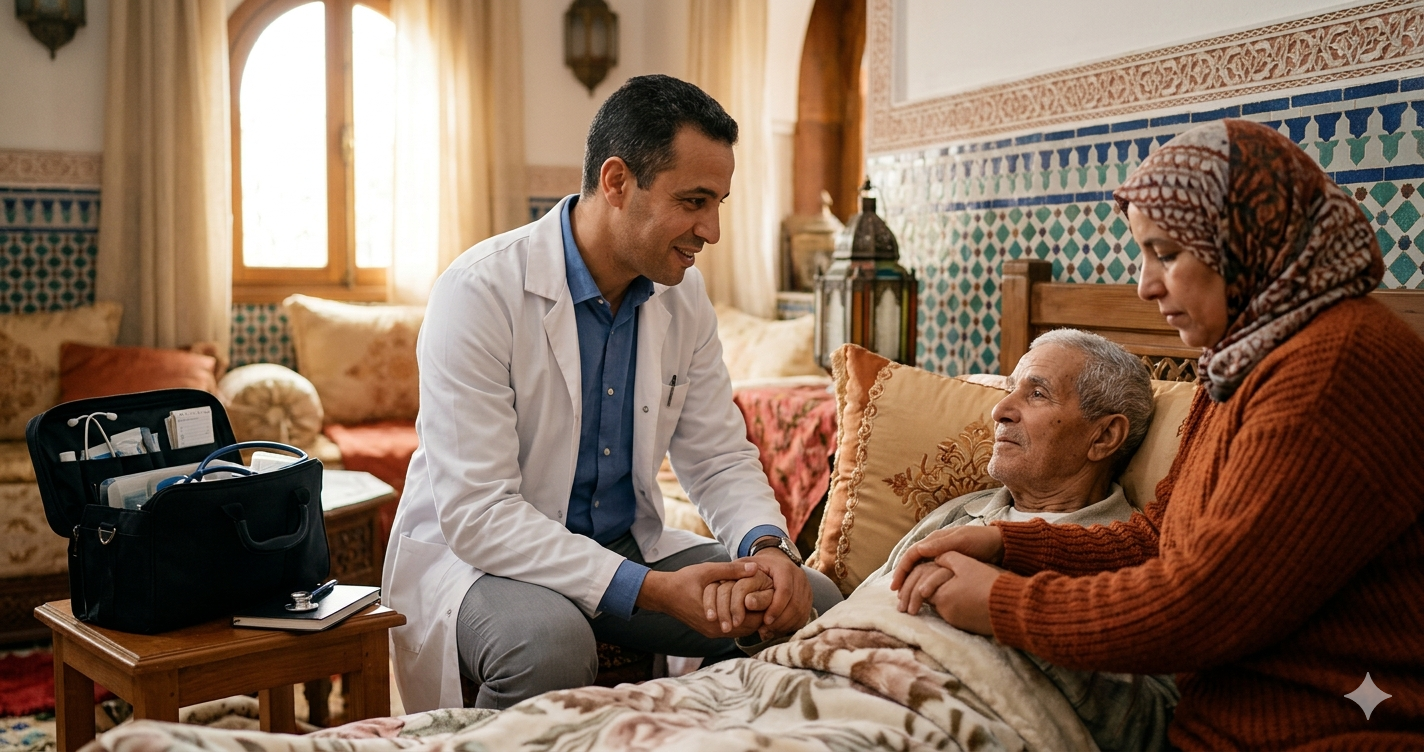 Médecin en soins palliatifs à domicile à Marrakech - Dr Taj